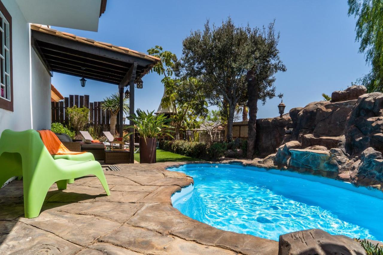Deluxe Villa Bella Vita Air Con & Heated Pool, Tenerife South Chayofa Екстер'єр фото