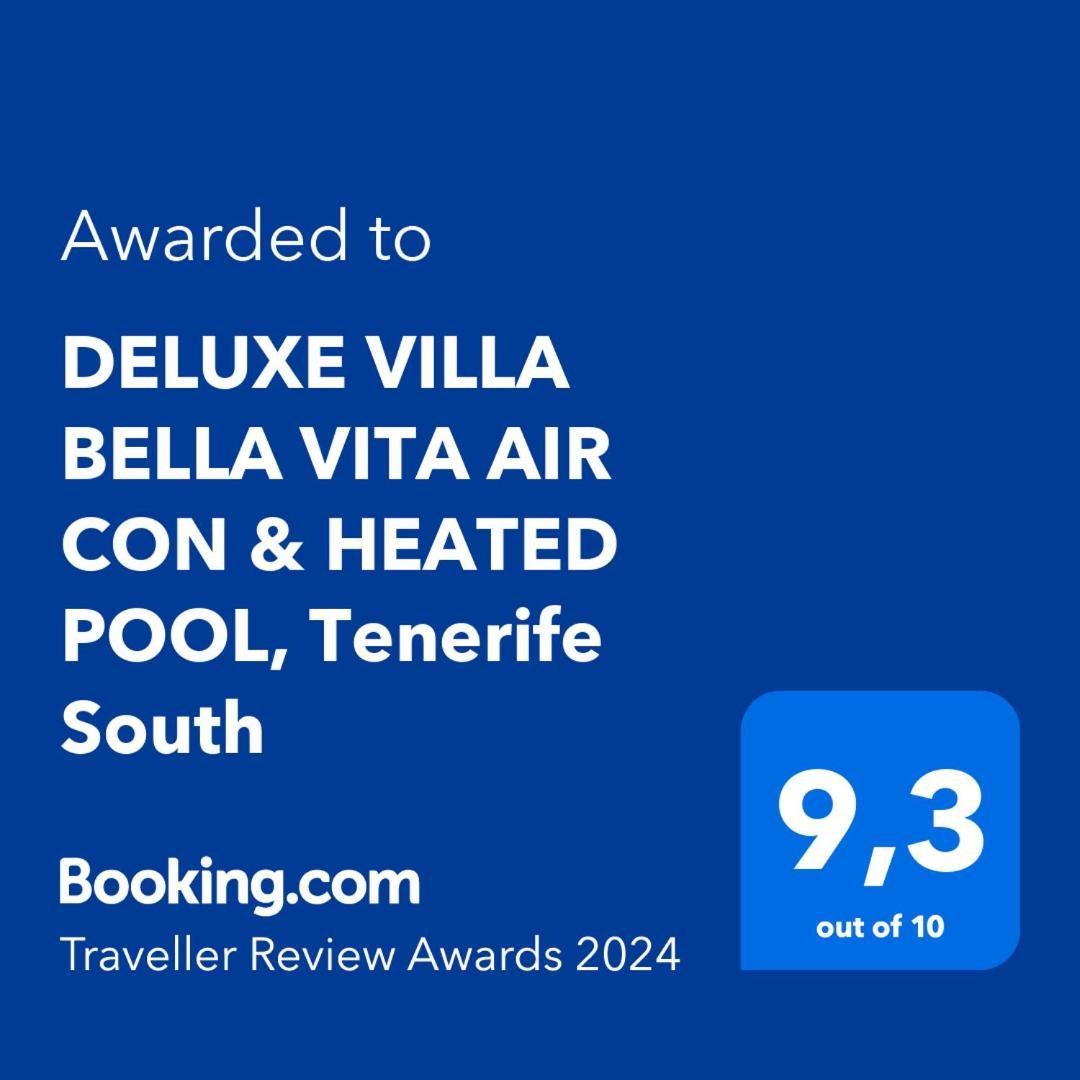Deluxe Villa Bella Vita Air Con & Heated Pool, Tenerife South Chayofa Екстер'єр фото